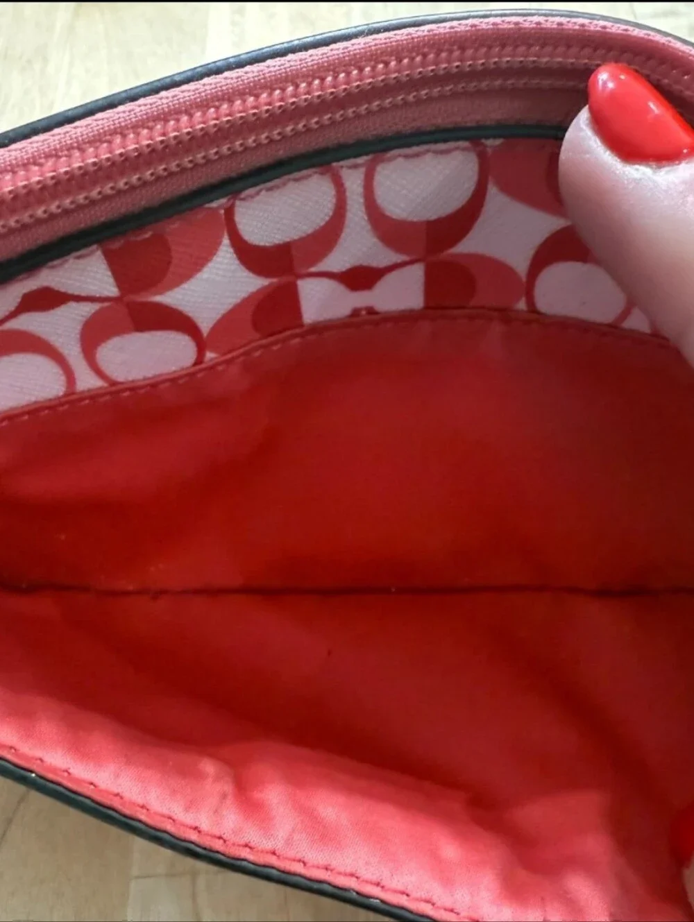 COACH Peyton Dream Signature C Go Go Wristlet/Clutch
